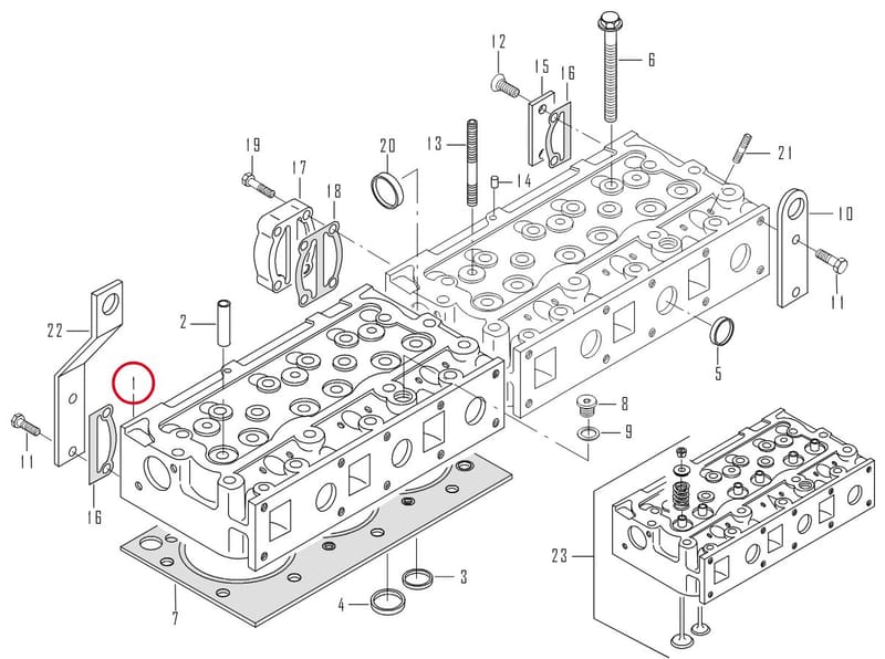 CYLINDER HEAD 8368 55381