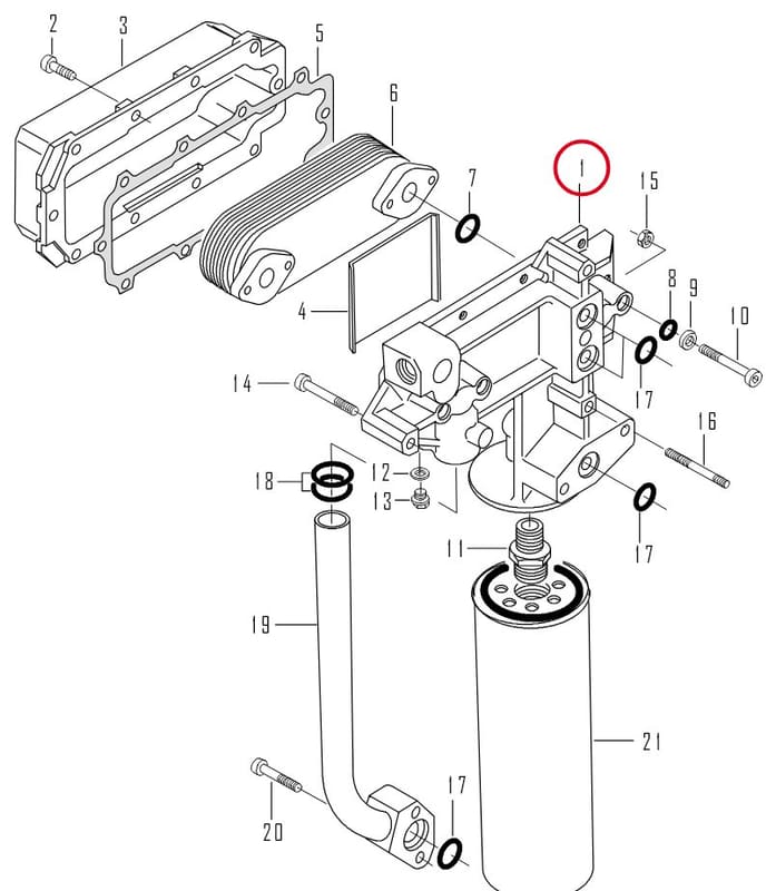 OIL COOLER 8368 55522