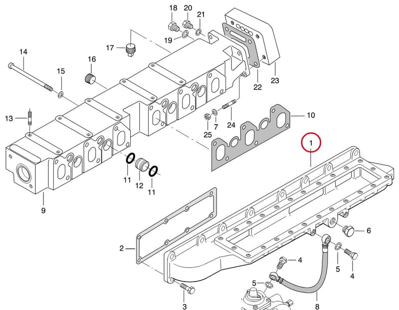 INLET MANIFOLD 8368 55552
