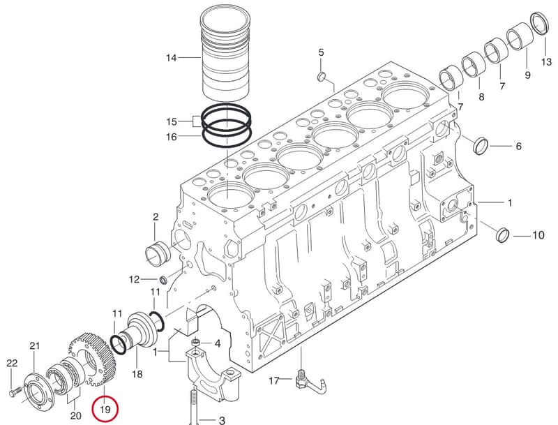 IDLER GEAR 8368 59165