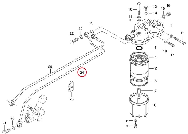 FUEL PIPE 8368 59243