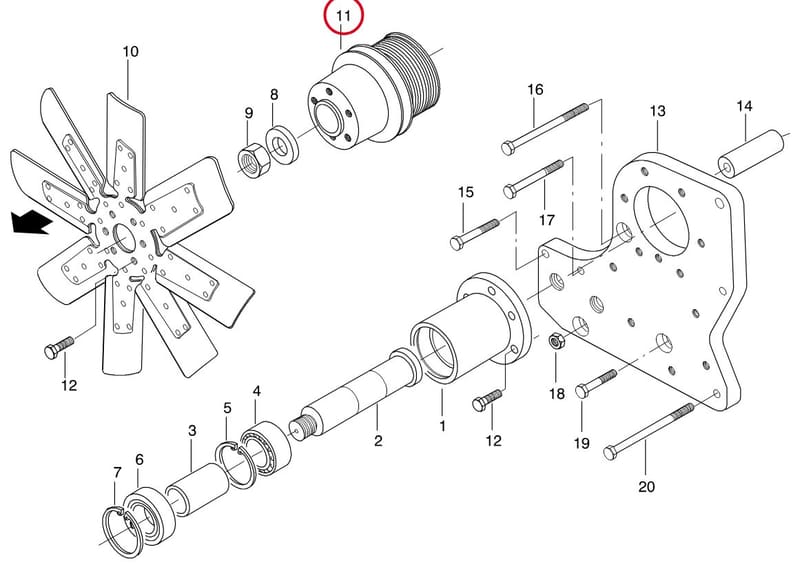 PULLEY 8368 59288