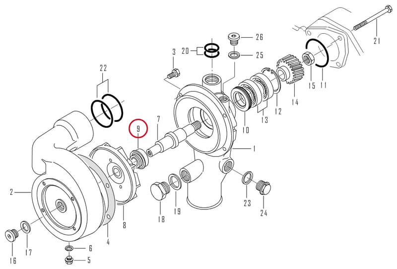SEALING RING - THIS PRODUCT IS REPLACED! 8368 59452