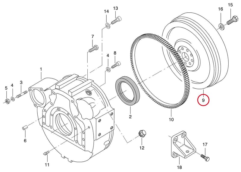 "FLYWHEEL SAE 11,5""" 8368 59485