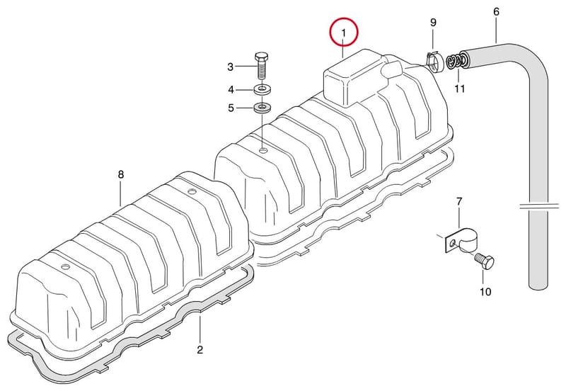VALVE COVER 8368 59501
