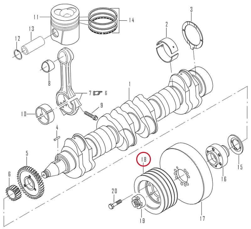 PULLEY 8368 59605