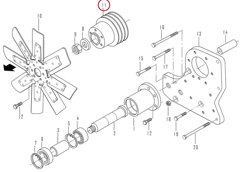 PULLEY 8368 59606