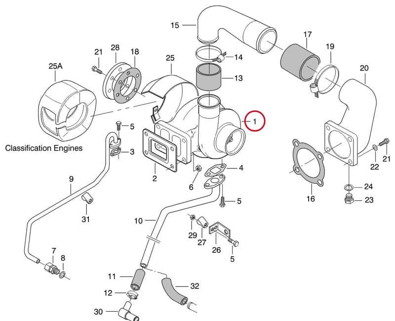 TURBOCHARGER ASS. 8368 59618