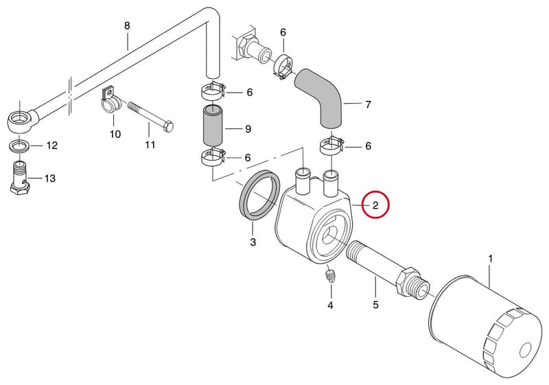 OIL COOLER - THIS PRODUCT IS REPLACED! 8368 59699