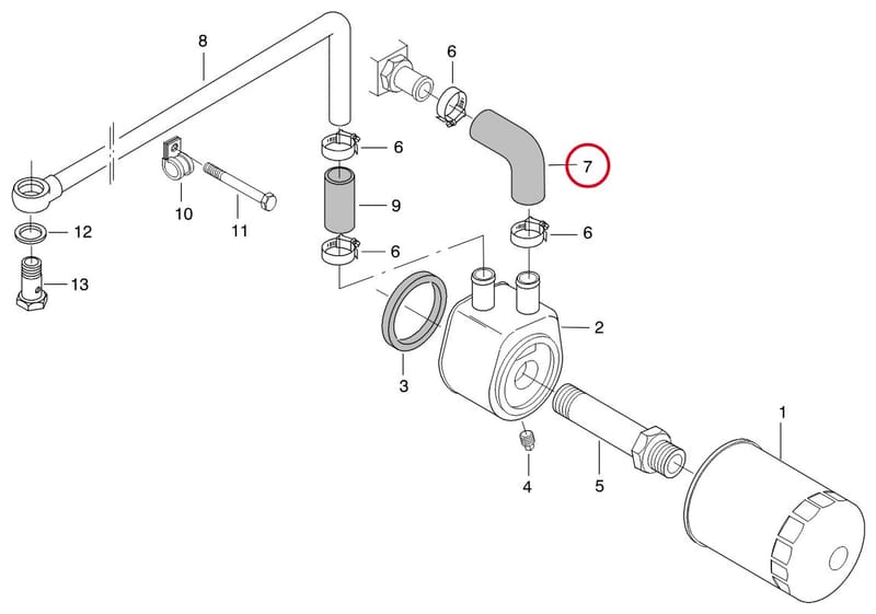 OIL HOSE - THIS PRODUCT IS REPLACED! 8368 59899