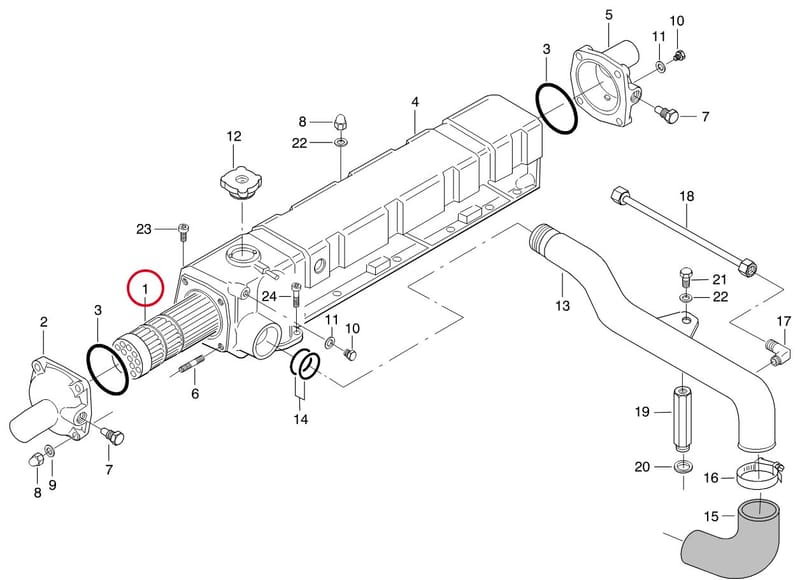 HEAT EXCHANGER ELEMENT 8368 62176