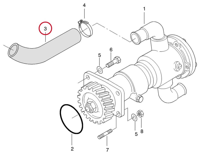 HOSE - THIS PRODUCT IS REPLACED! 8368 62325