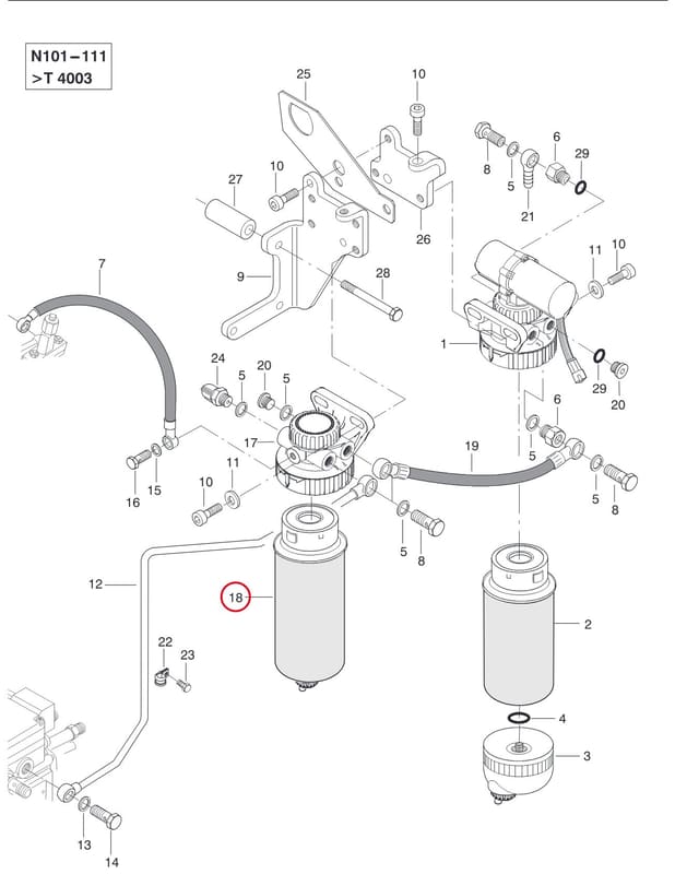 MAIN FILTER ELEMENT 8368 62602