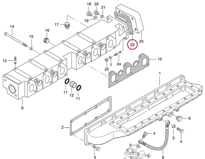 EXHAUST GASKET - THIS PRODUCT IS REPLACED! 8368 64183