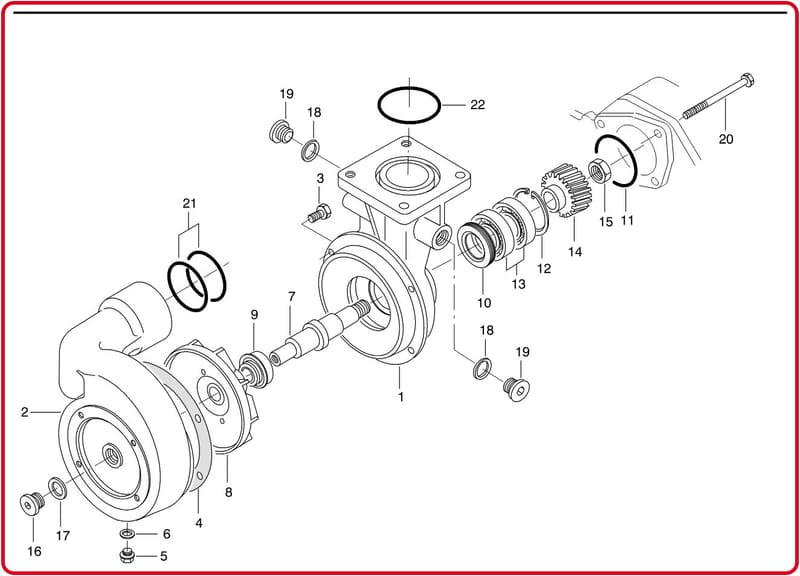 WATER PUMP 8368 64260