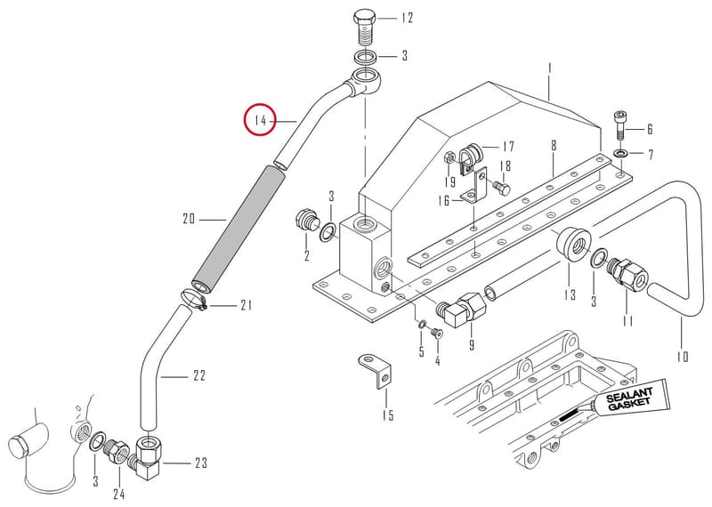 PIPE FOR INTERCOOLER 8368 64277
