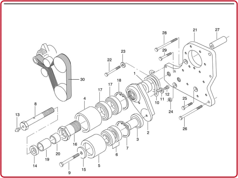 BELT TENSIONER 8368 64296