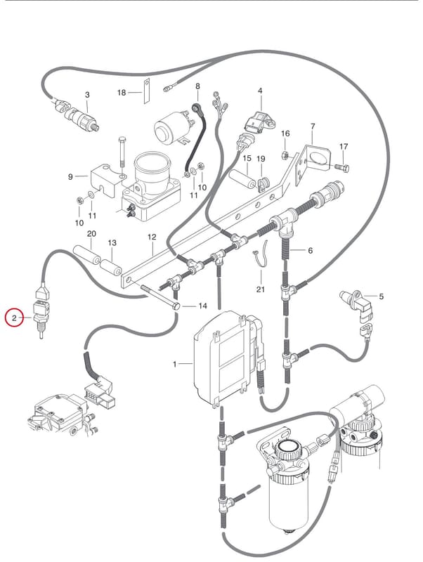 TEMPERATURE GAUGE 8368 64360