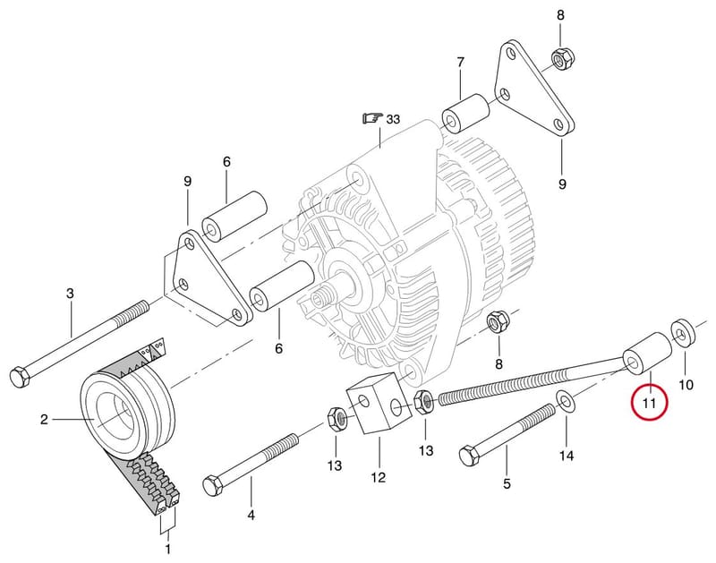 BELT TENSIONER 8368 64446