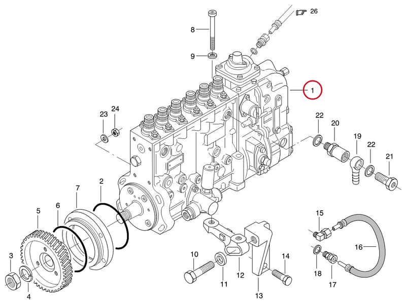 FUEL PUMP 8368 64711