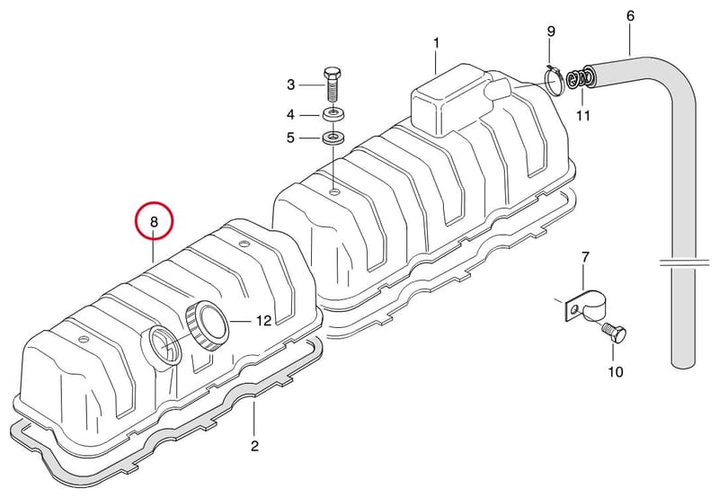 VALVE COVER 8368 66033