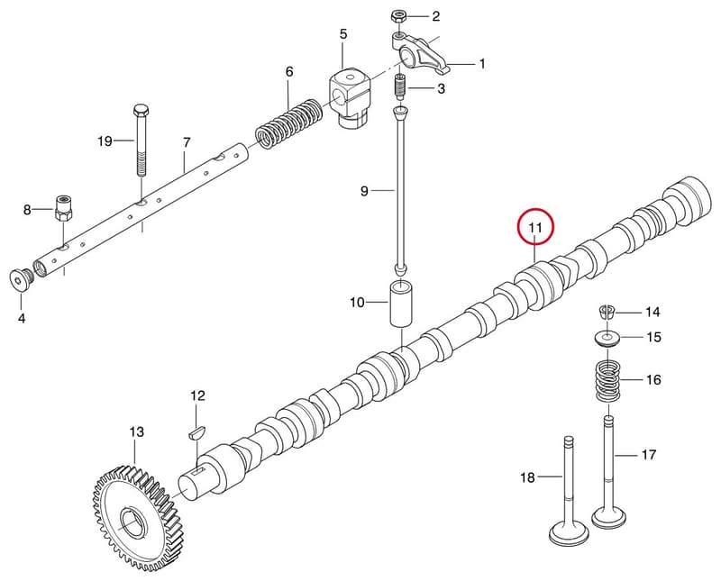 CAMSHAFT - THIS PRODUCT IS REPLACED! 8368 66054