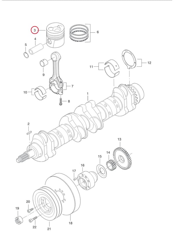 PISTON 8368 66181