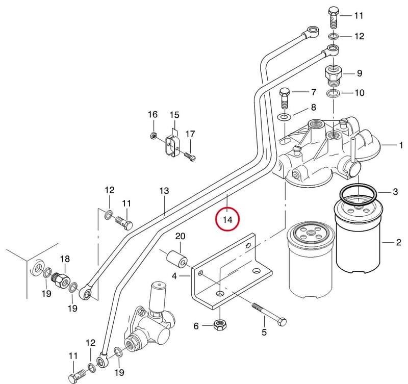 FUEL PIPE 8368 66248