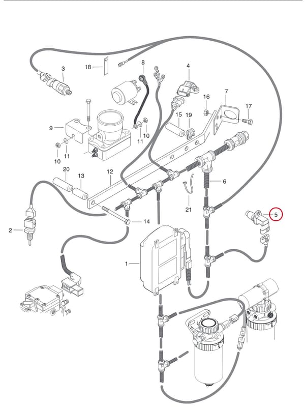 SPEED SENSOR 8368 66392