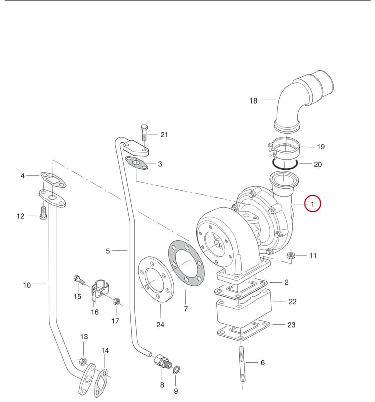 TURBOCHARGER ASS. 8368 66584