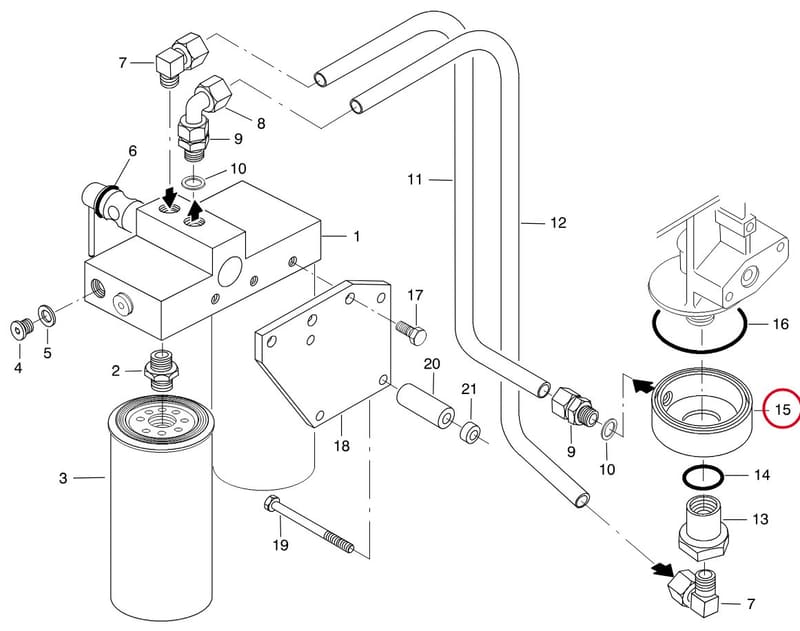 ADAPTOR - INTERMEDIATE PIECE 8368 66745
