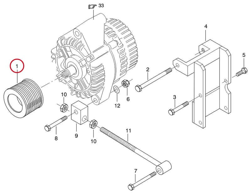 PULLEY 8368 67447