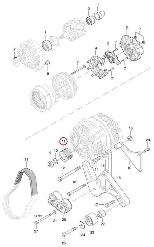PULLEY 8368 73436