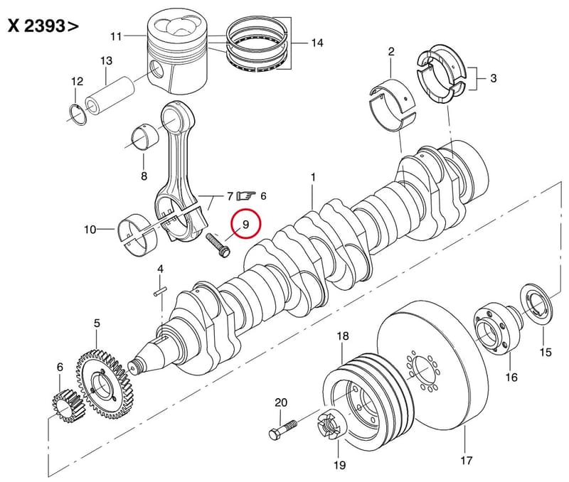 CONROD SCREW 8368 73510