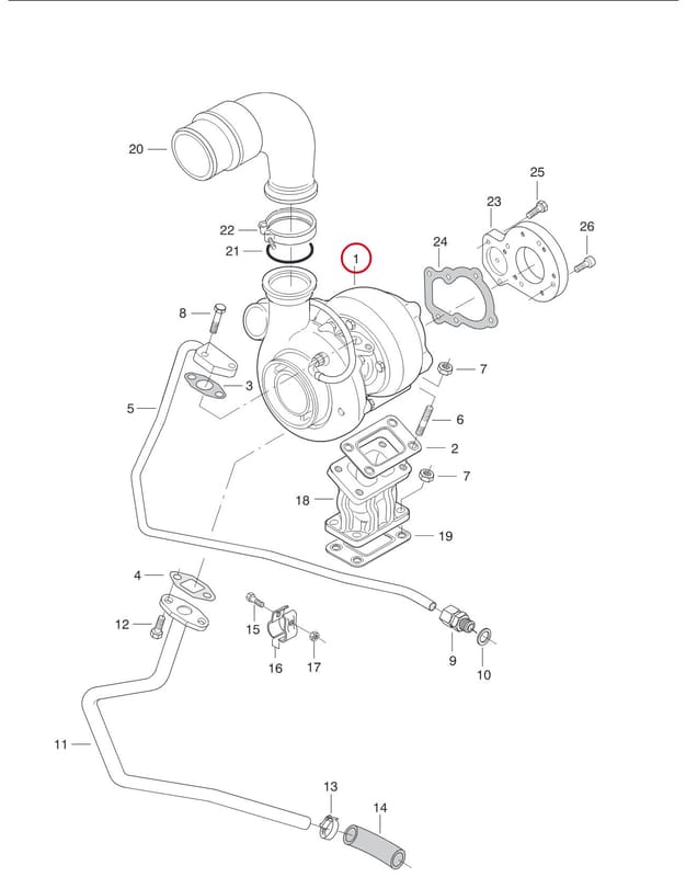 TURBOCHARGER 8368 73826