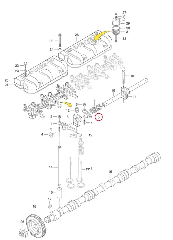 VALVE LEVER 8370 69013