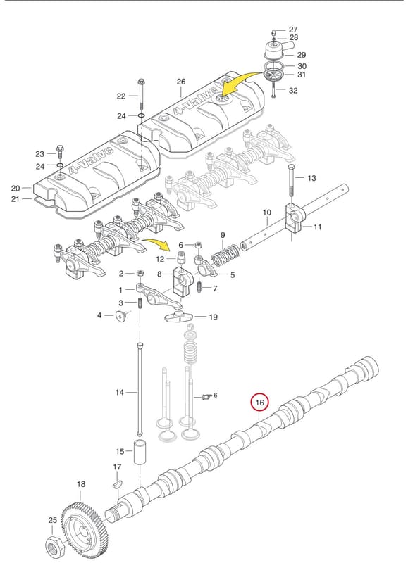 CAMSHAFT 8370 69101