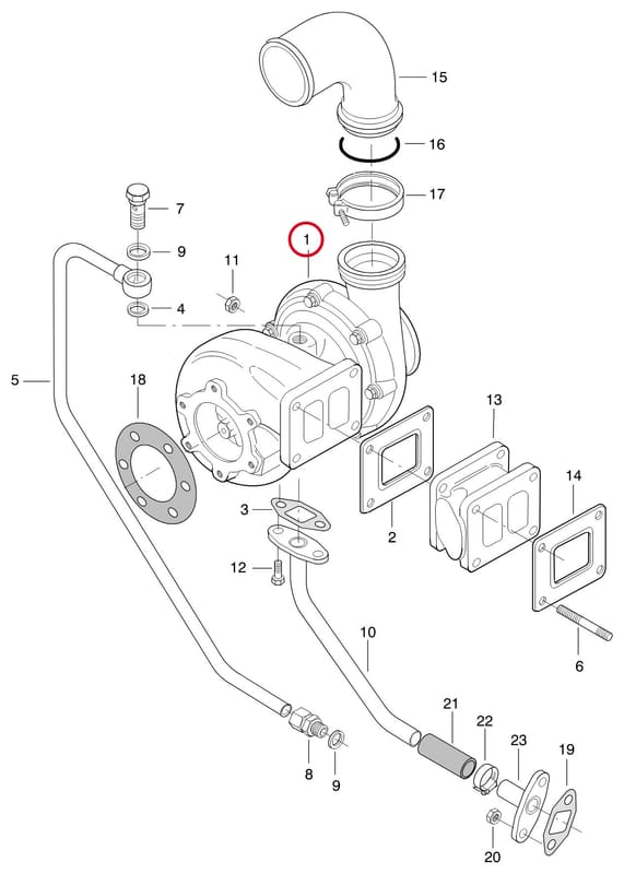 TURBOCHARGER ASS. 8370 70171