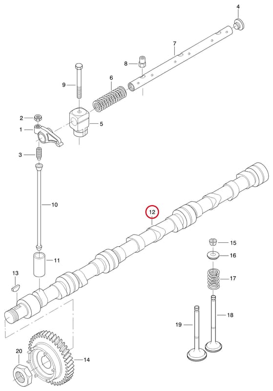 CAMSHAFT 8370 70193