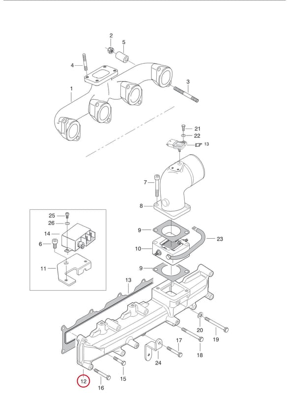 INTAKE MANIFOLD 8370 70361