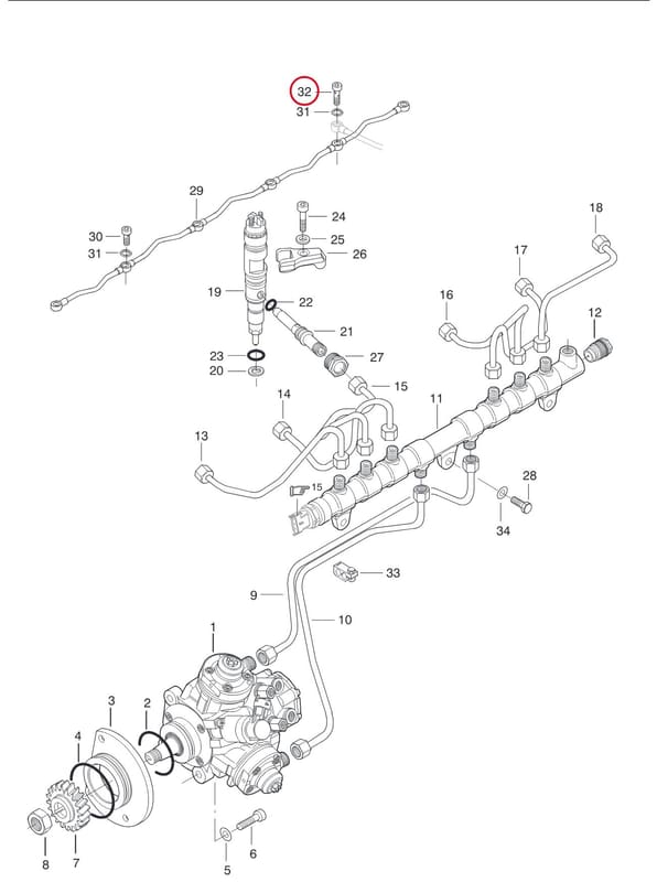 BANJO SCREW 8370 73118