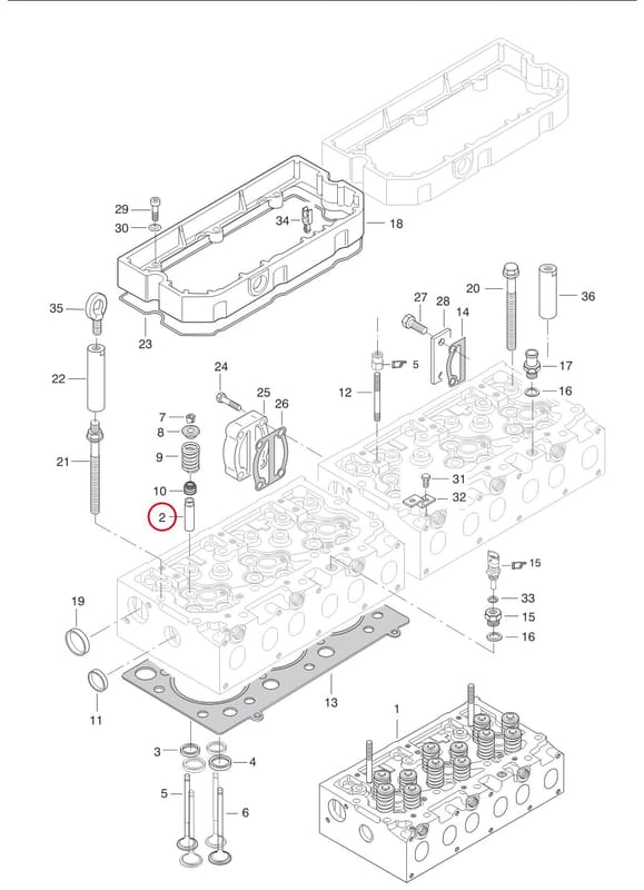 INLET VALVE GUIDE 8370 73174