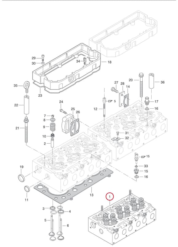 CYLINDER HEAD- THIS PRODUCT IS REPLACED! 8370 73233