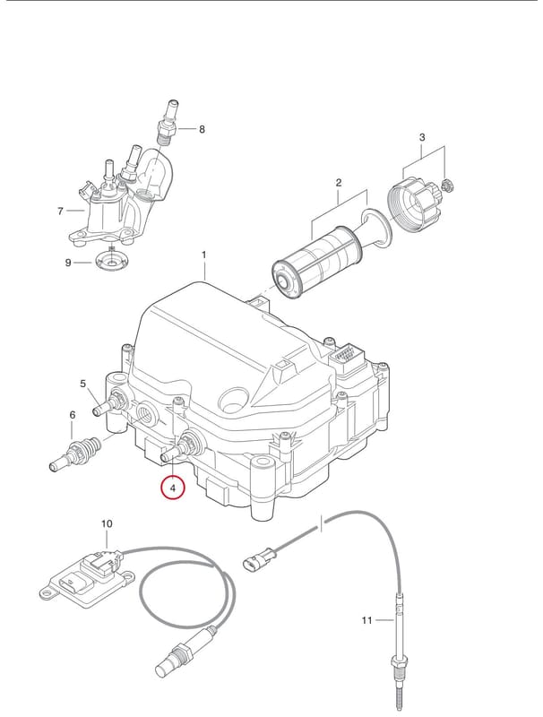 CONNECTOR KIT AD-BLUE 8370 79428