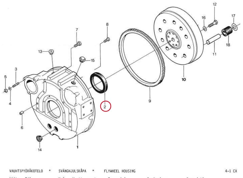 GASKET - THIS PRODUCT IS REPLACED! 8370 79705