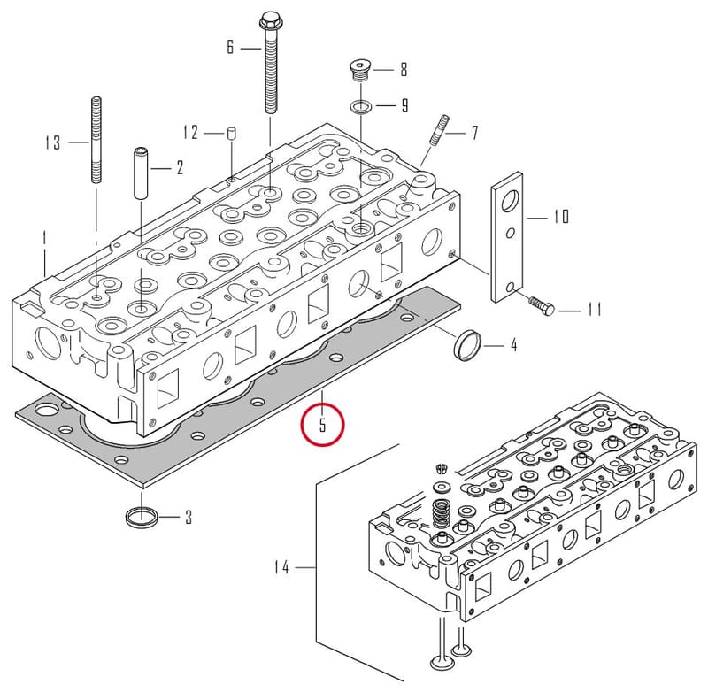 CYLINDER HEAD GASKET 8370 84524