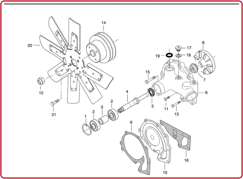 VANDPUMPE KMPL. ACP0662360