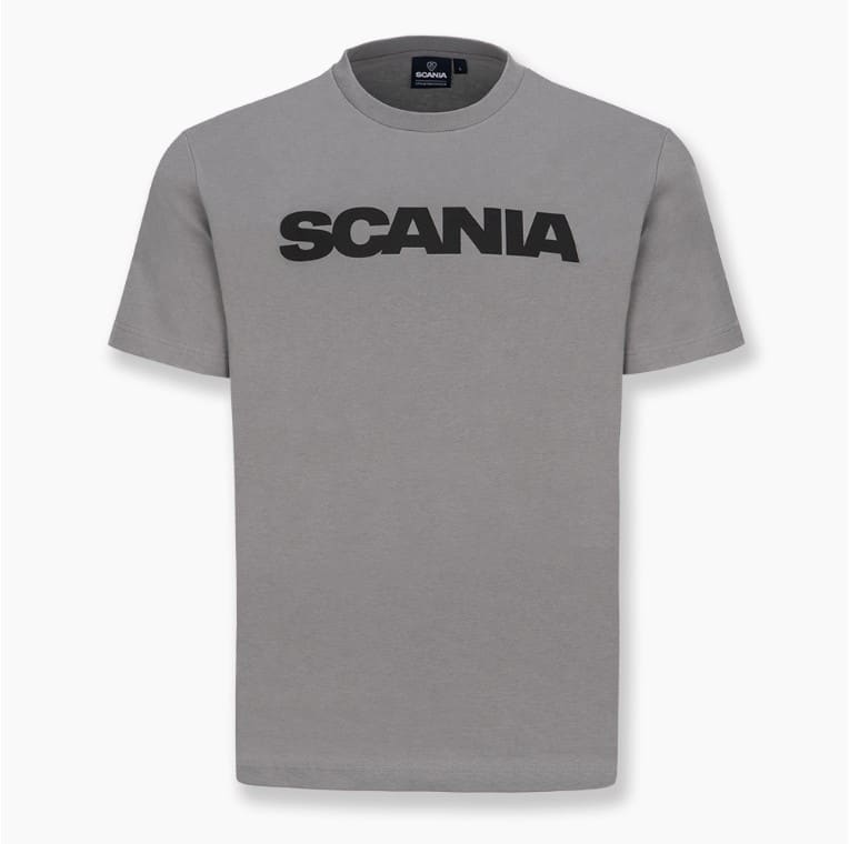 Scania Men`s Stone Grey T-shirt Size XXXXL BA0610_XXXXL
