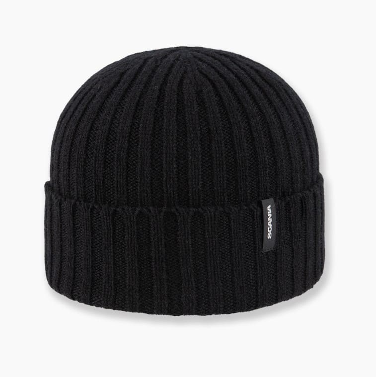 Scania Ribbed Beanie - Black BA0706