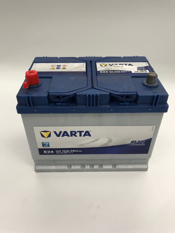 VARTA STARTBATTERI 12V MIN. 600CCA 70AH N7312F
